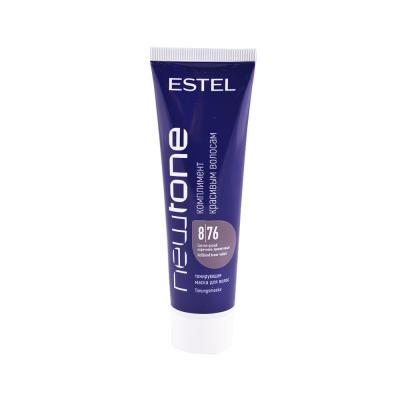 Estel NEWTONE Маска тонирующая для волос 8,76 Светло-русый коричнево-фиолетовый, 60 мл